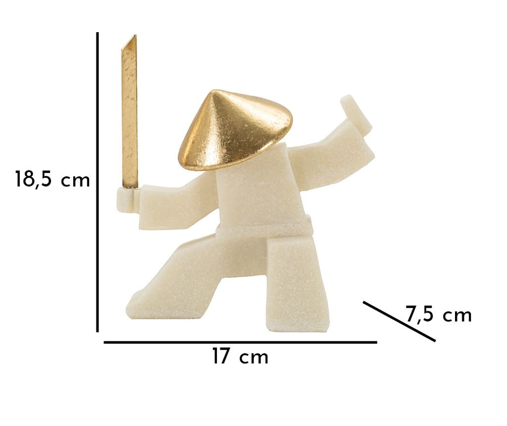 Dekoracija Samira Bijela 17 cm - 7
