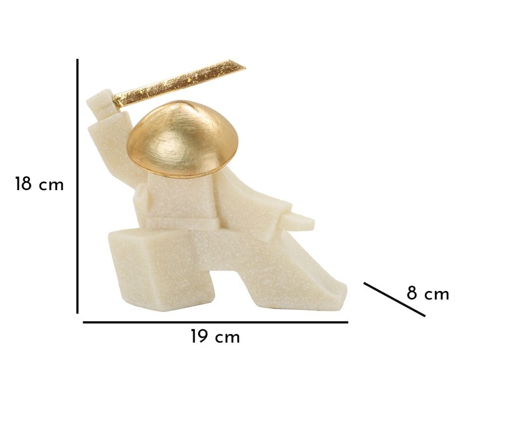 Dekoracija Samira Bijela 19 cm - 7