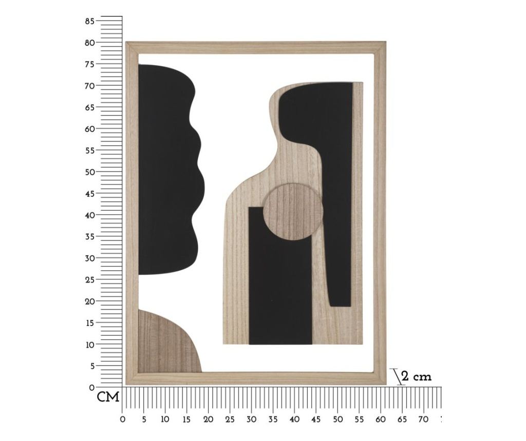 Zidna umjetnost Astroy bež 60 cm - 6