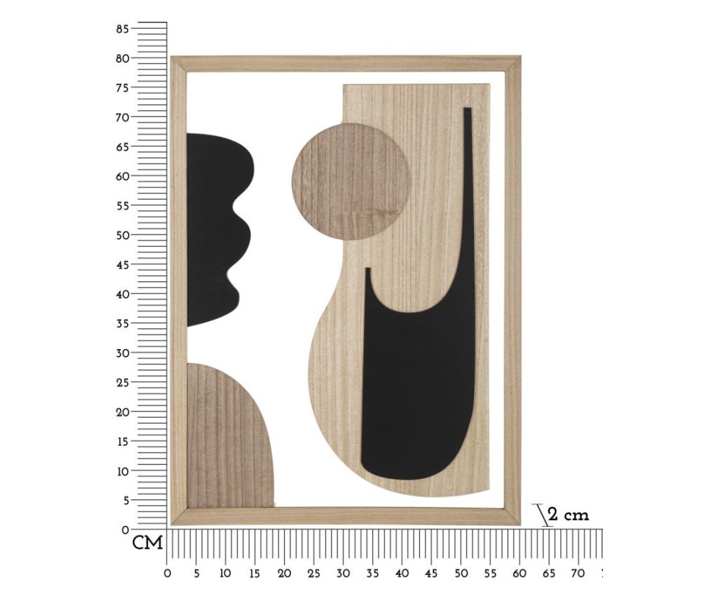Zidna umjetnost Astroy Bež 60 cm - 6