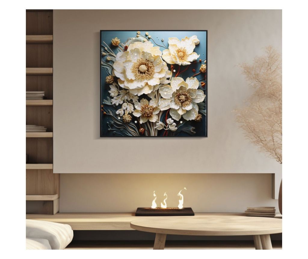 Zidna umjetnost Narcy White 82 cm - 6
