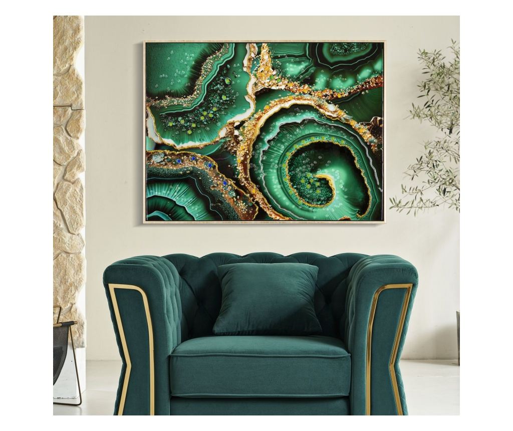 Zidna umjetnost Smeraldy Green 82 cm - 11