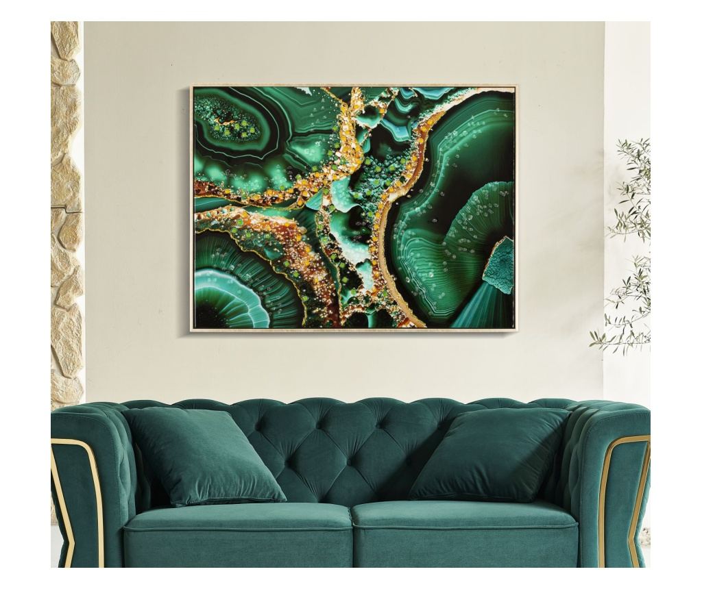 Zidna umjetnost Smeraldy Green 82 cm - 6