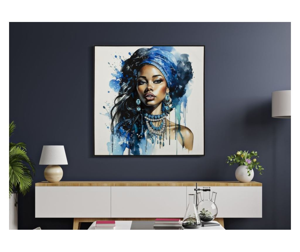 Zidna umjetnost Altea Blue 82 cm - 6