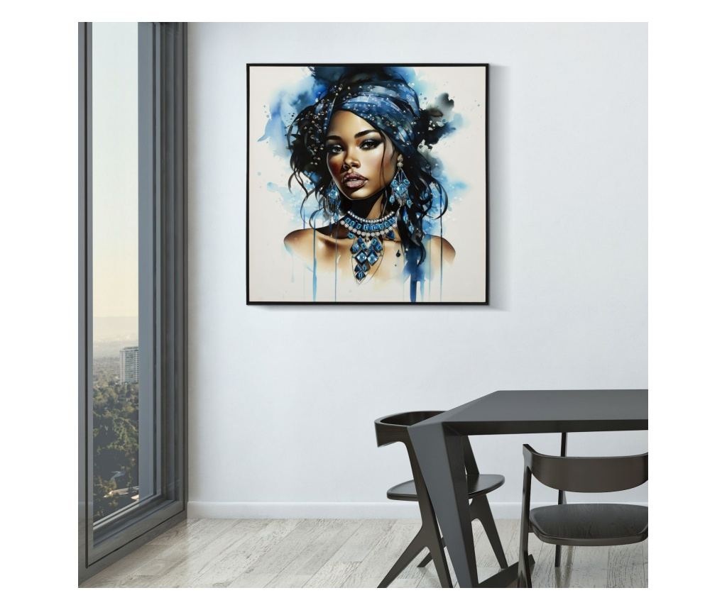 Zidna umjetnost Altea Blue 82 cm - 6