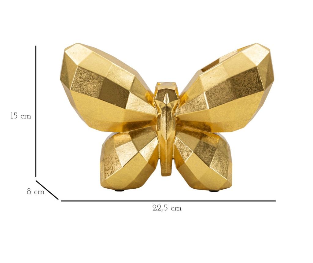 Vaza Butterfly Gold 23 cm - 6