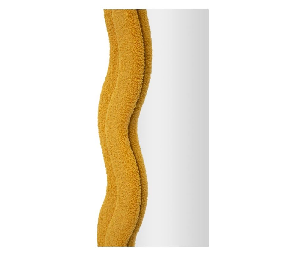 Zidno ogledalo Teddy žuto 40 cm - 3