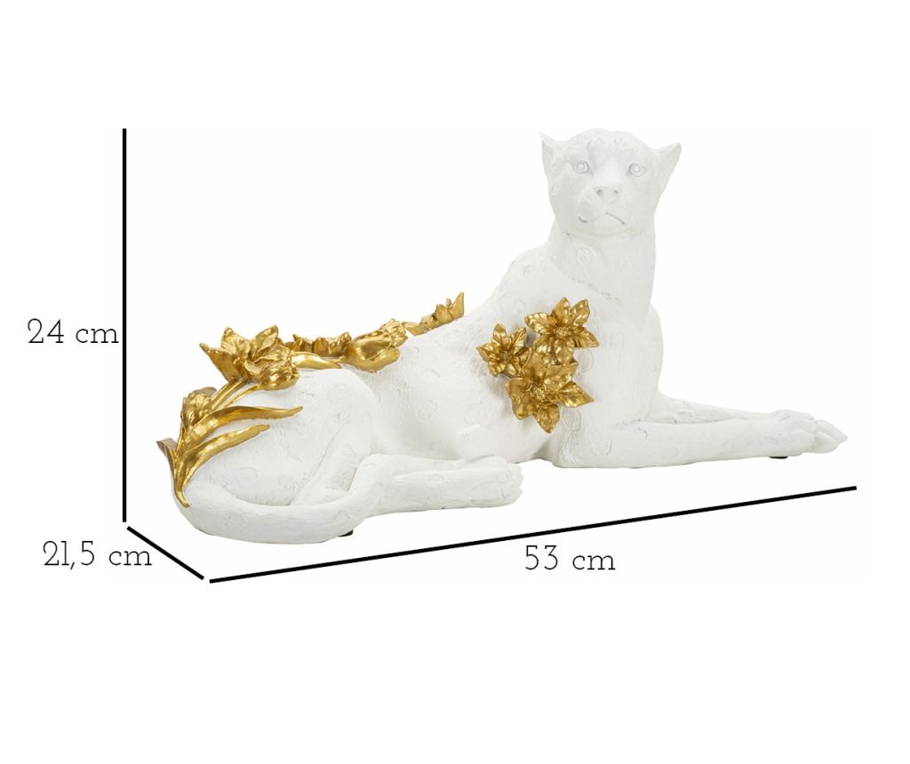 Ukrasni Leopard Bijeli 53 cm - 7
