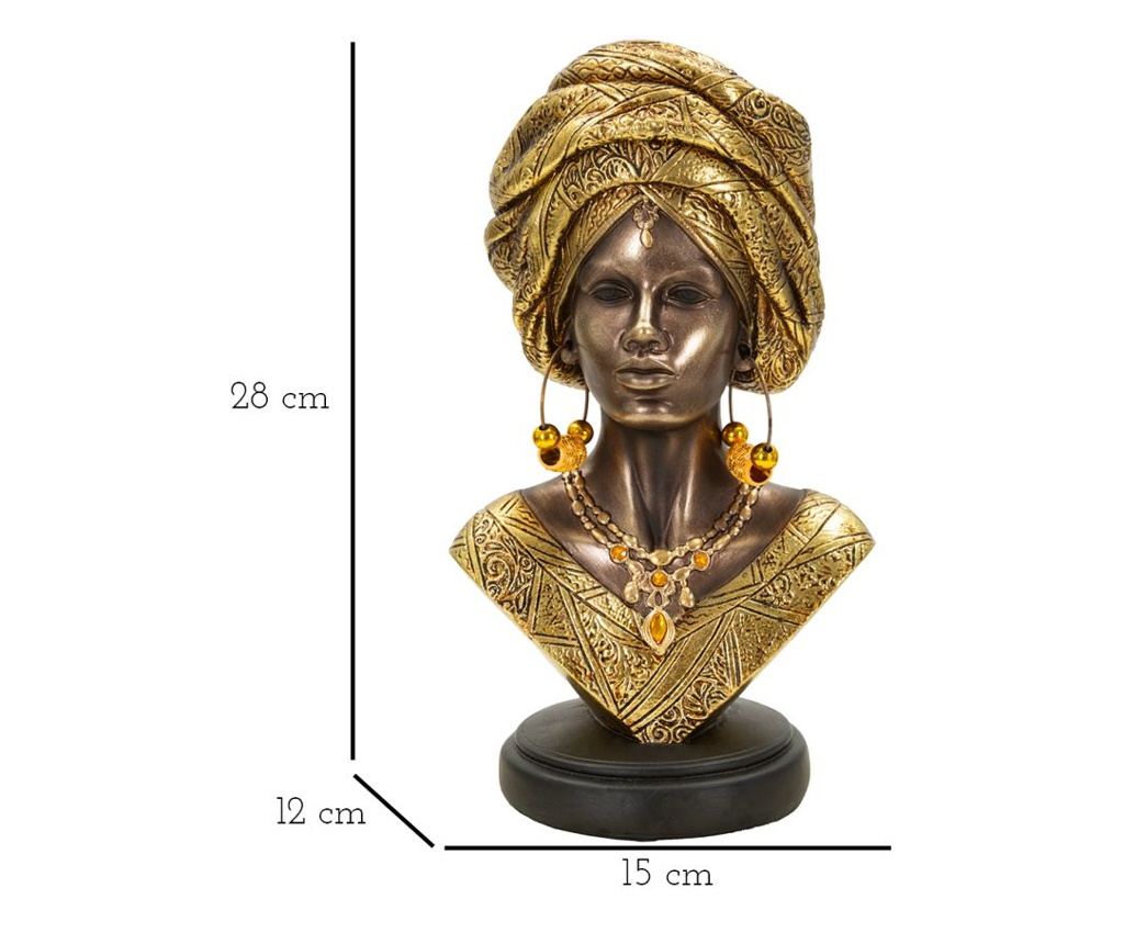 Dekoracija Nairobi Gold 15 cm - 7