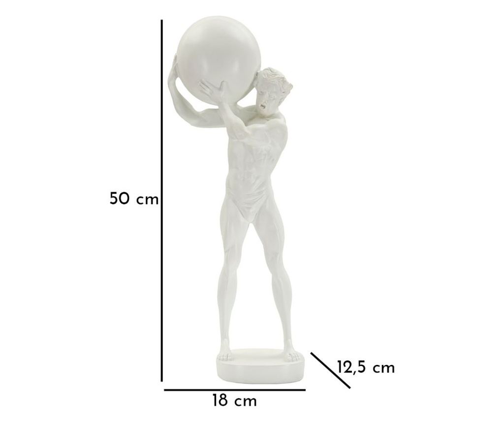 Dekoracija Atlas Bijela 18 cm - 13