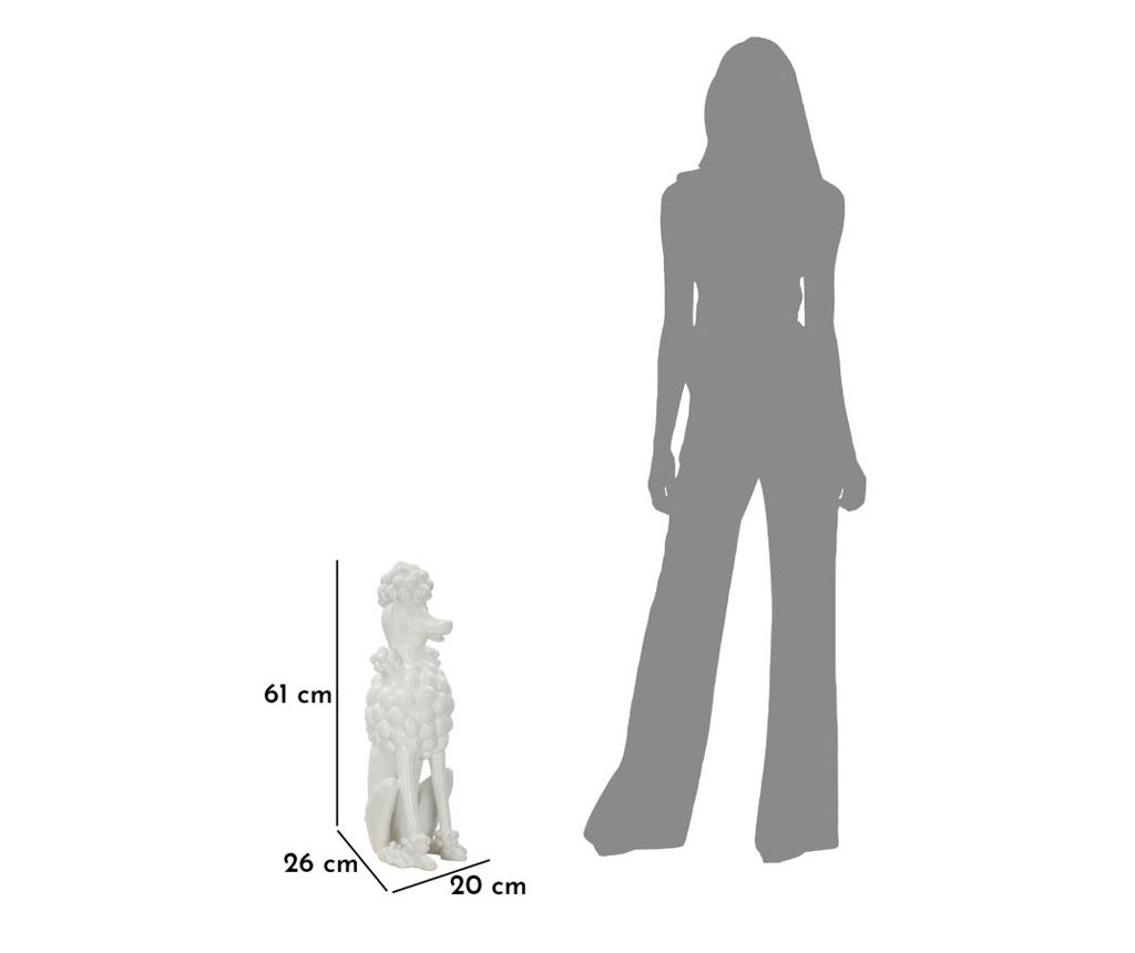 Ukrasni pas bijeli 20 cm - 8