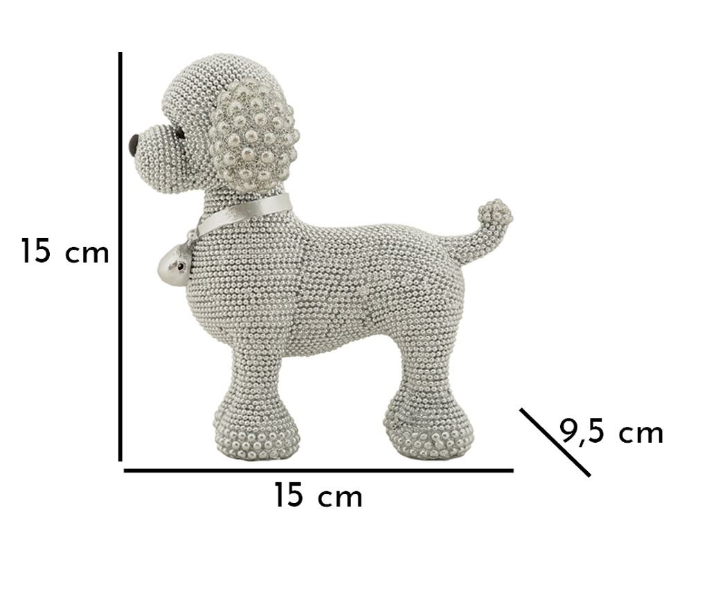 Ukras Sparky Srebrni 15 cm - 9