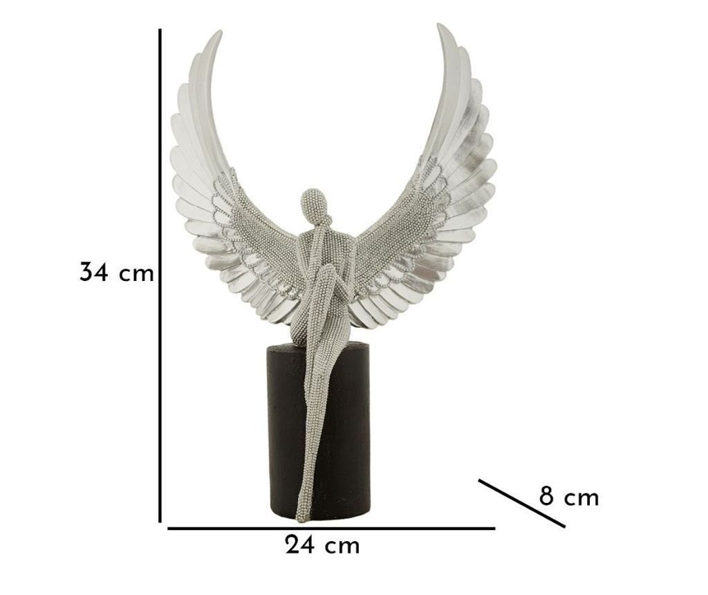 Ukras Sparky Srebrni 24 cm - 6