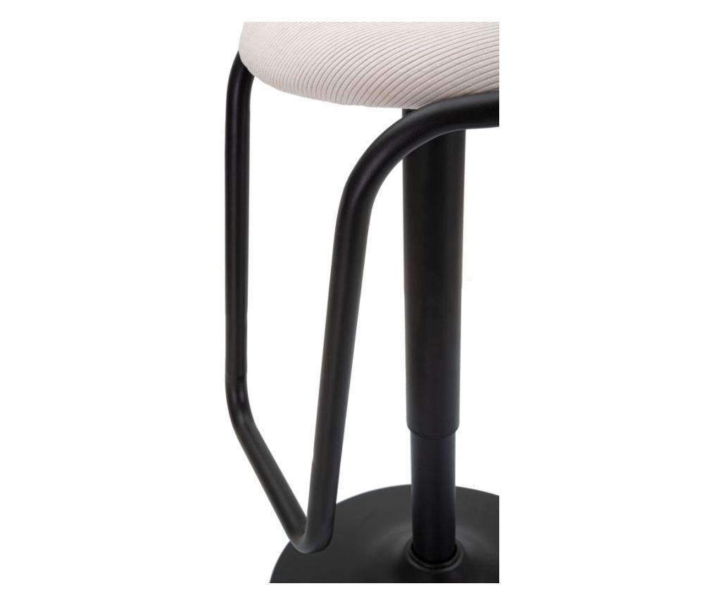 Barska stolica s podizanjem Destiny bijela cm ø 41x61-83 - 6