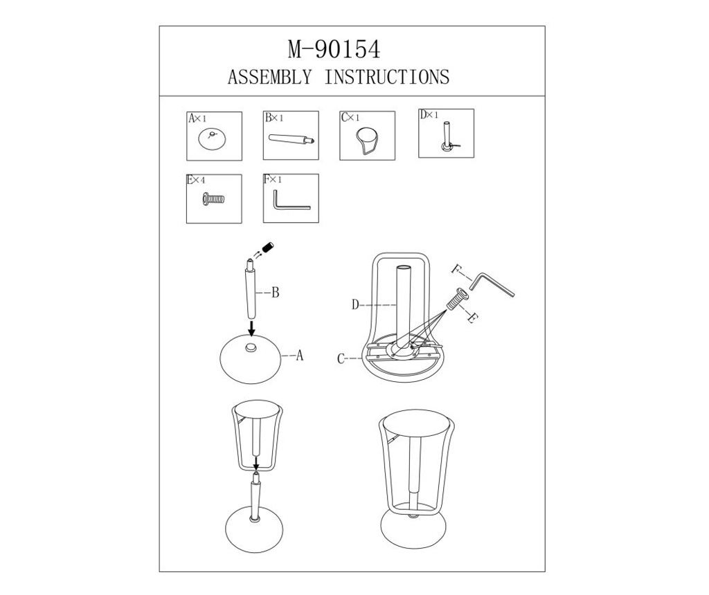 Barska stolica s podizanjem Destiny bijela cm ø 41x61-83 - 9