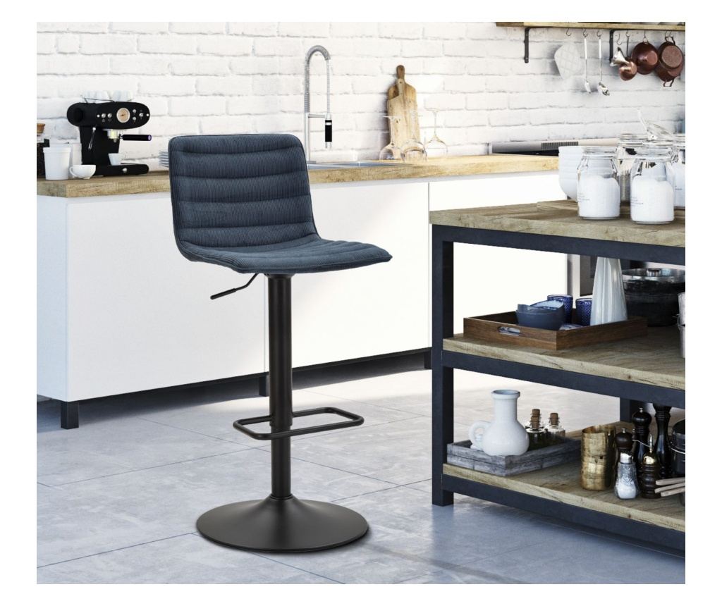 Barska stolica visoka crna 43 cm (2 kom) - 15
