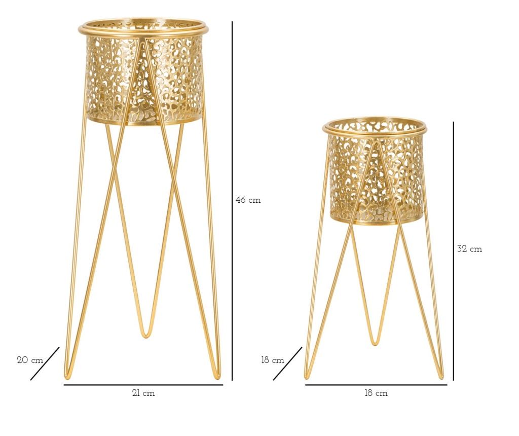 Držač za posude Gloty Gold 21 cm (2 kom) - 6