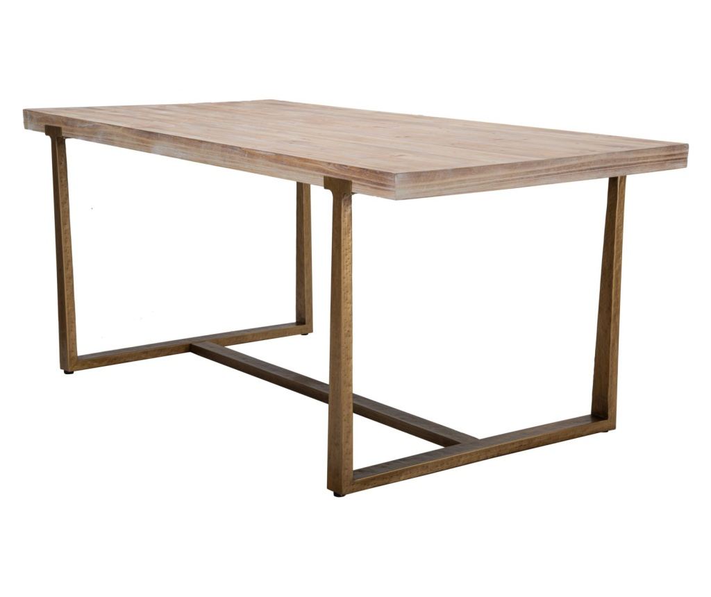 Blagovaonski stol Ankara smeđi 180 cm - 3