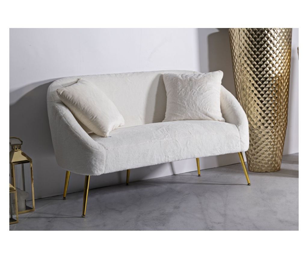 Sofa Soffy Bijela 137 cm - 9