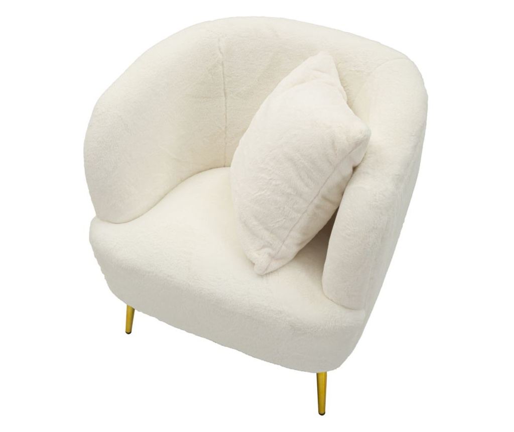 Fotelja Soffy Bijela 73 cm - 4