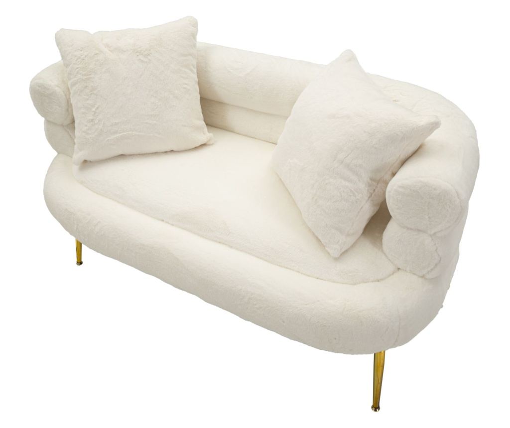 Sofa Soffy Bijela 133 cm - 5