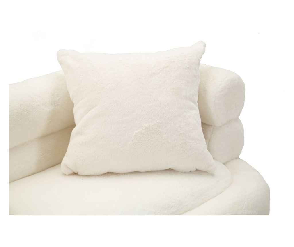 Sofa Soffy Bijela 133 cm - 7