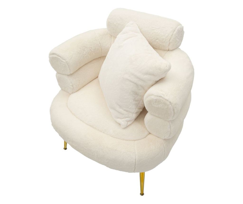 Fotelja Soffy Bijela 78 cm - 4