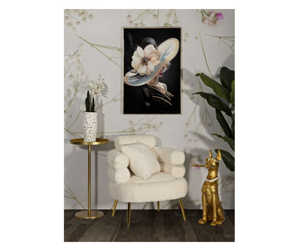 Fotelja Soffy Bijela 78 cm - 10