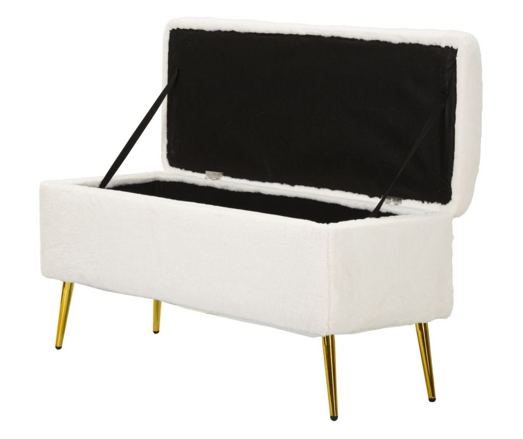 Otomanski tabure Soffy bijeli 112 cm - 4