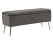 Otoman Silvy sivi 112 cm thumbnail 1