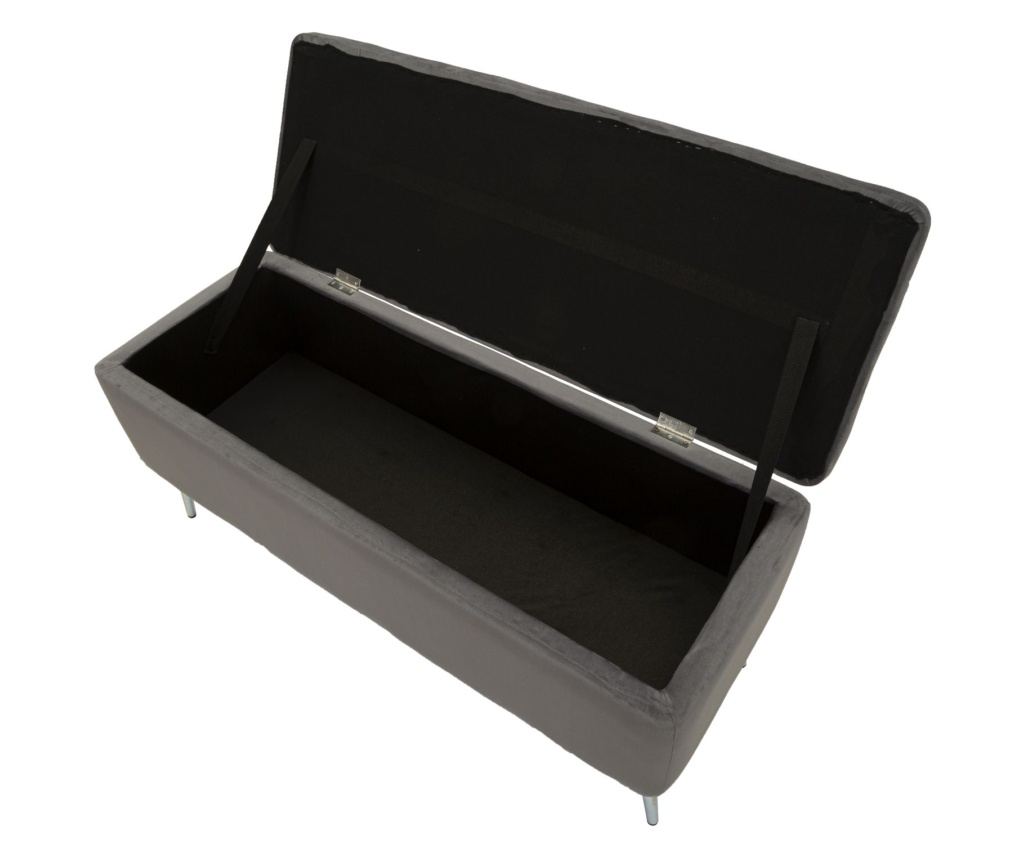 Otoman Silvy sivi 112 cm - 5