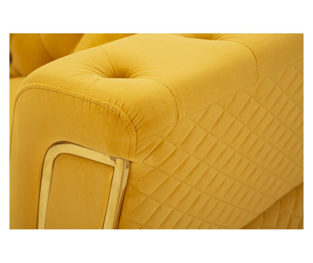 Sofa Emy Žuta 162 cm - 5