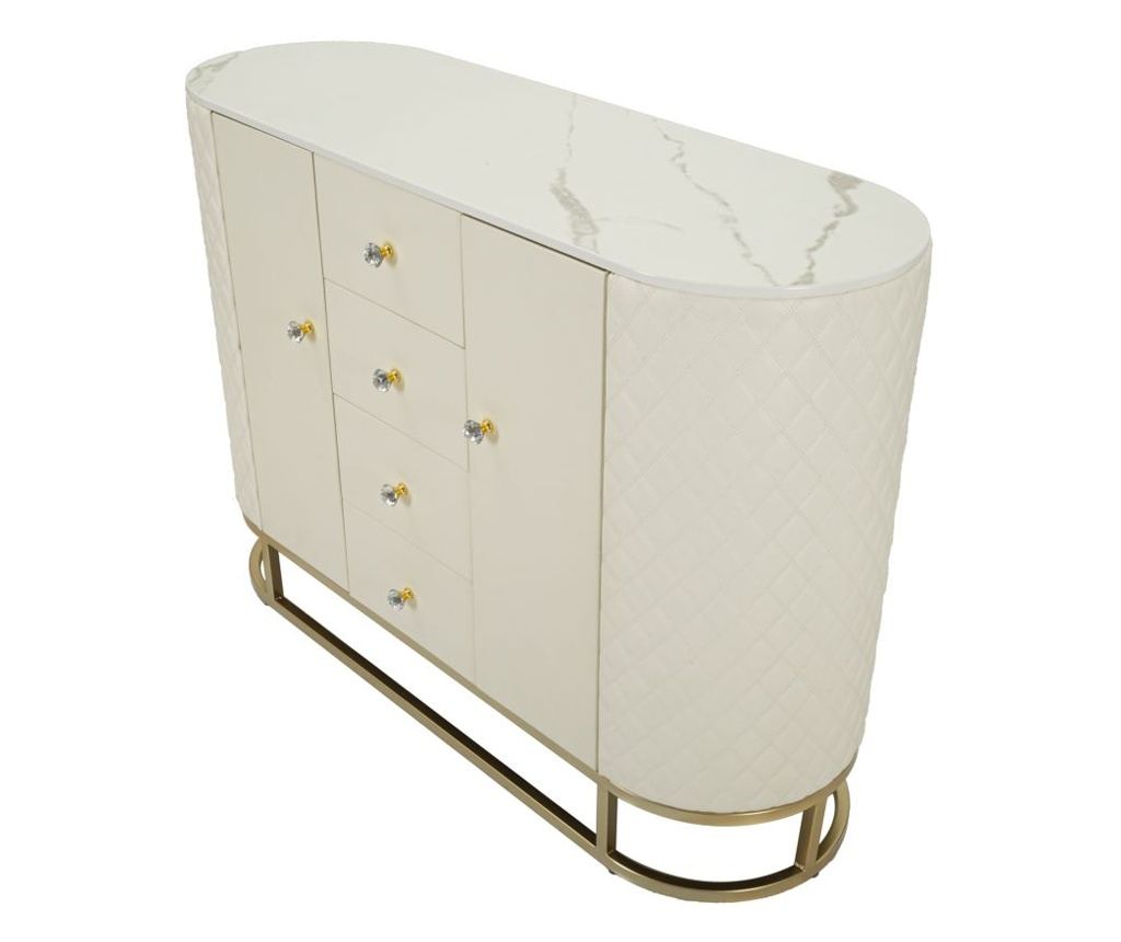 Komoda Sharon White 120 cm - 6