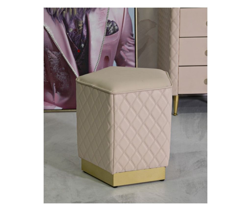 Puf Sharon ružičasti 38 cm - 7