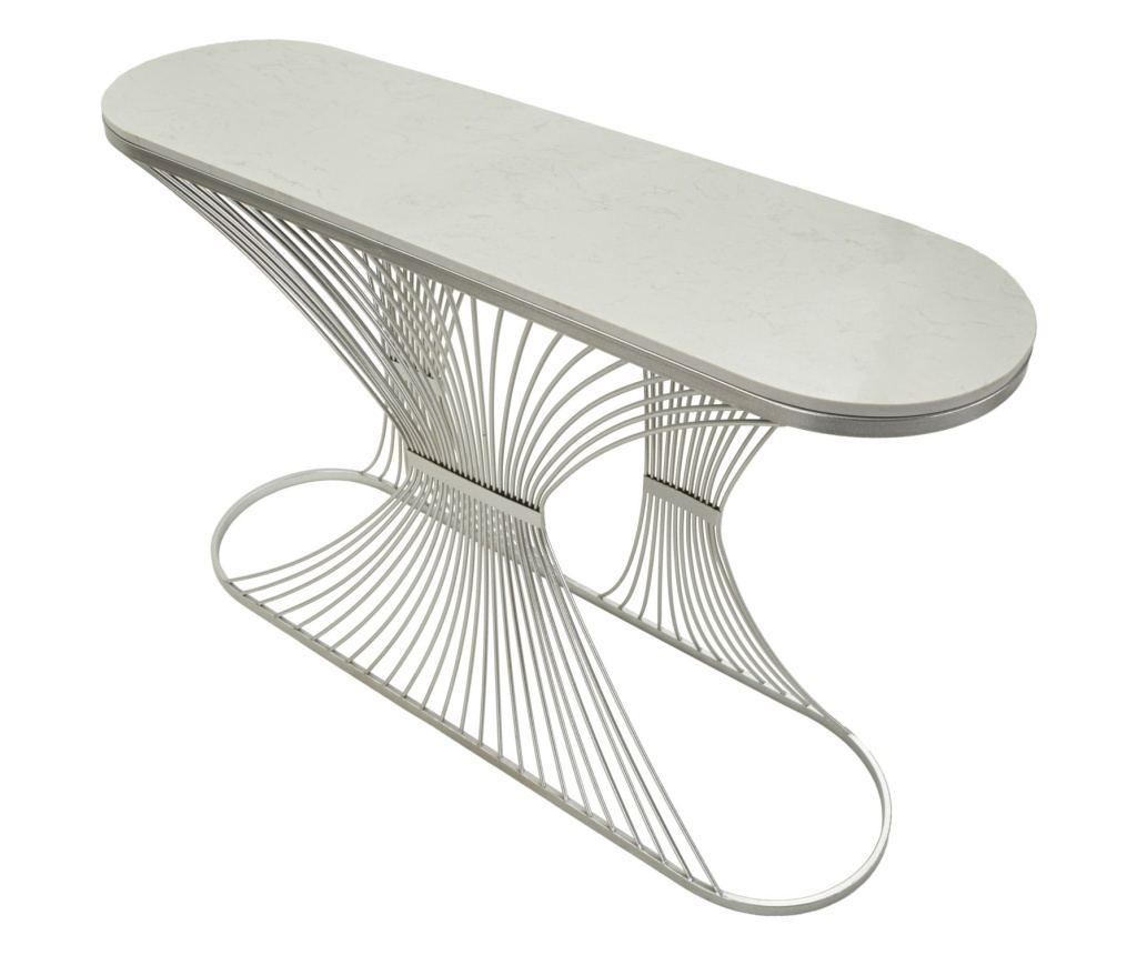 Konzolni stolić Stripe Silver 120 cm - 5