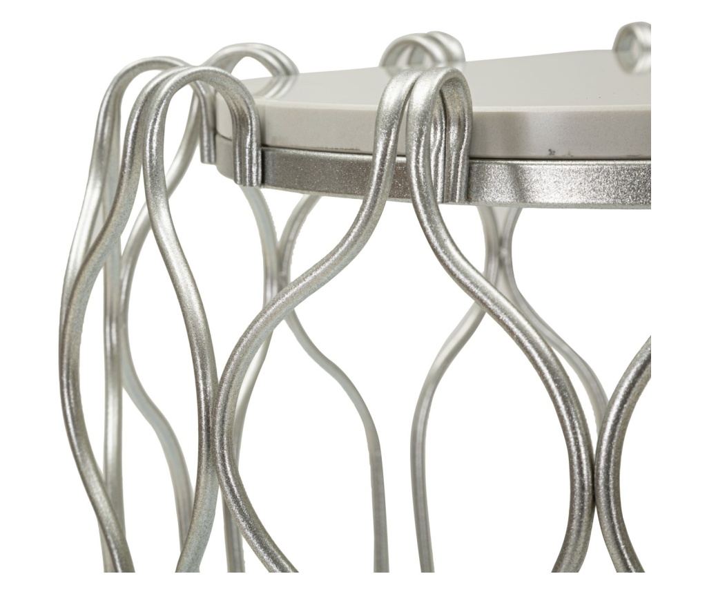Stolić za kavu Hook srebrni 48 cm - 5