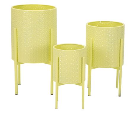 Držalo za vazo iris set 3 kosi cm ø 36x56,5-30x48,5-24x37,5