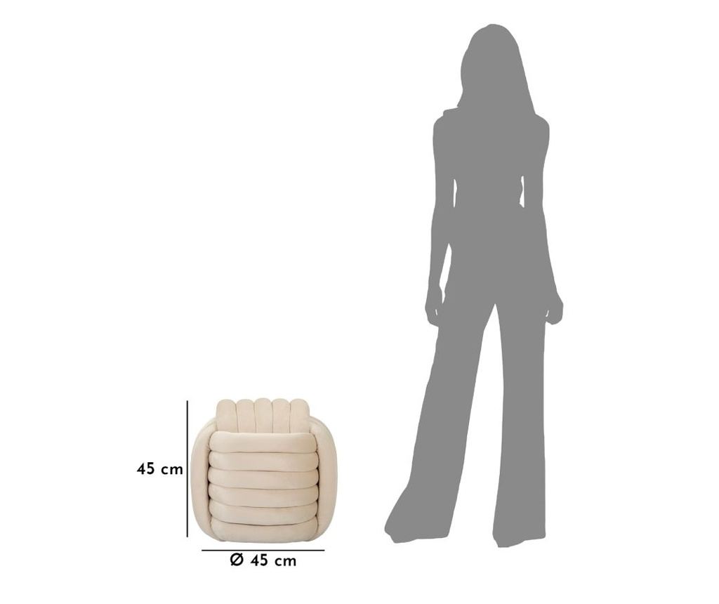Puf Soffy Bež 45 cm - 7