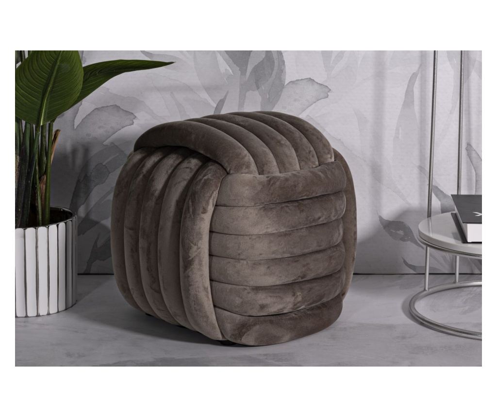 Puf Soffy sivi 45 cm - 6