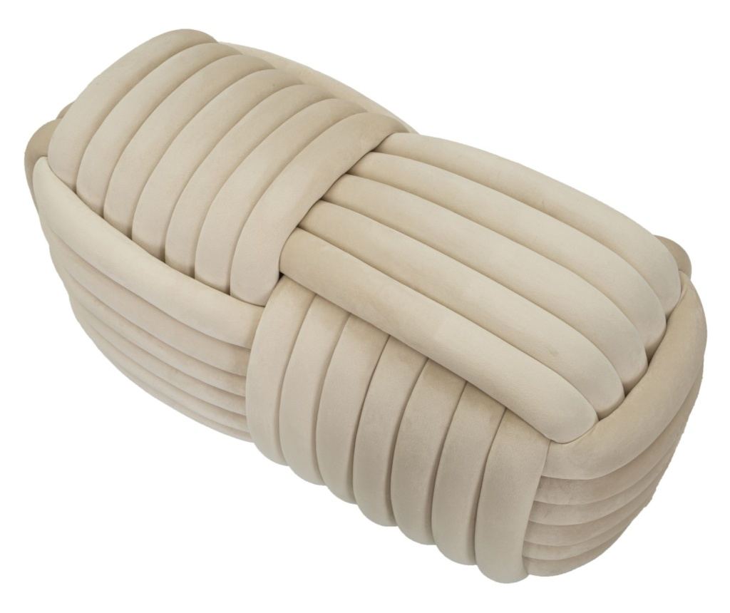 Otomanski tabure Soffy bež 90 cm - 4