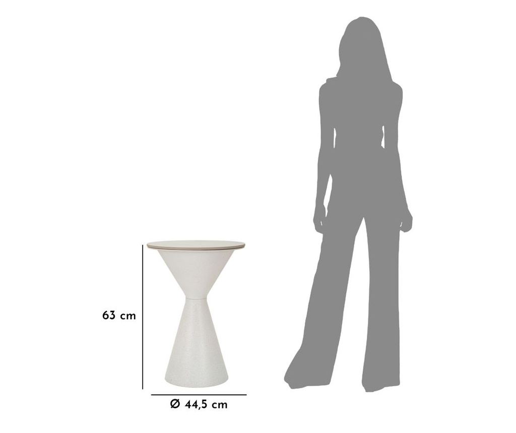 Stolić za kavu Double White 44 cm - 6
