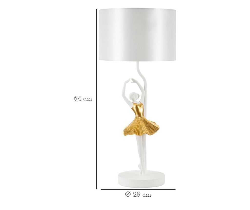 Stolna svjetiljka Dancer Gold 28 cm - 7