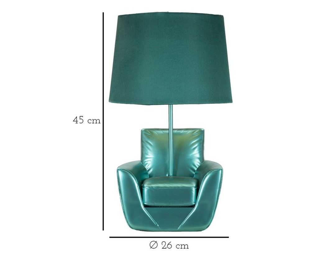 Stolna svjetiljka Midcentury Green 26 cm - 6
