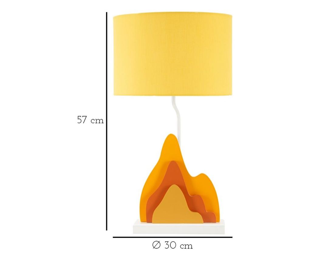 Stolna Lampa Šarena Žuta 30 cm - 7