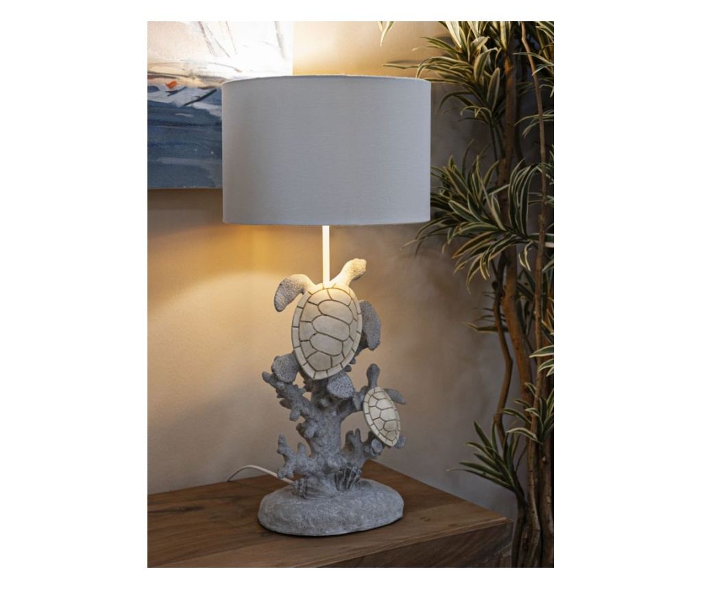 Stolna svjetiljka Kornjača Bijela 31 cm - 5