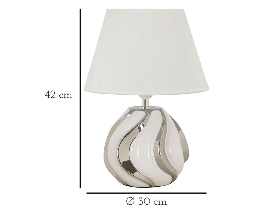 Stolna svjetiljka Shine White 30 cm - 6