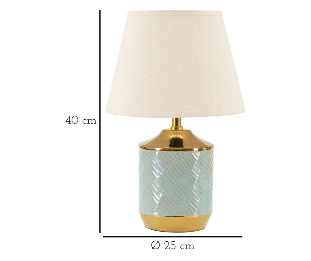 Stolna svjetiljka Cape Town bijela 25 cm - 6
