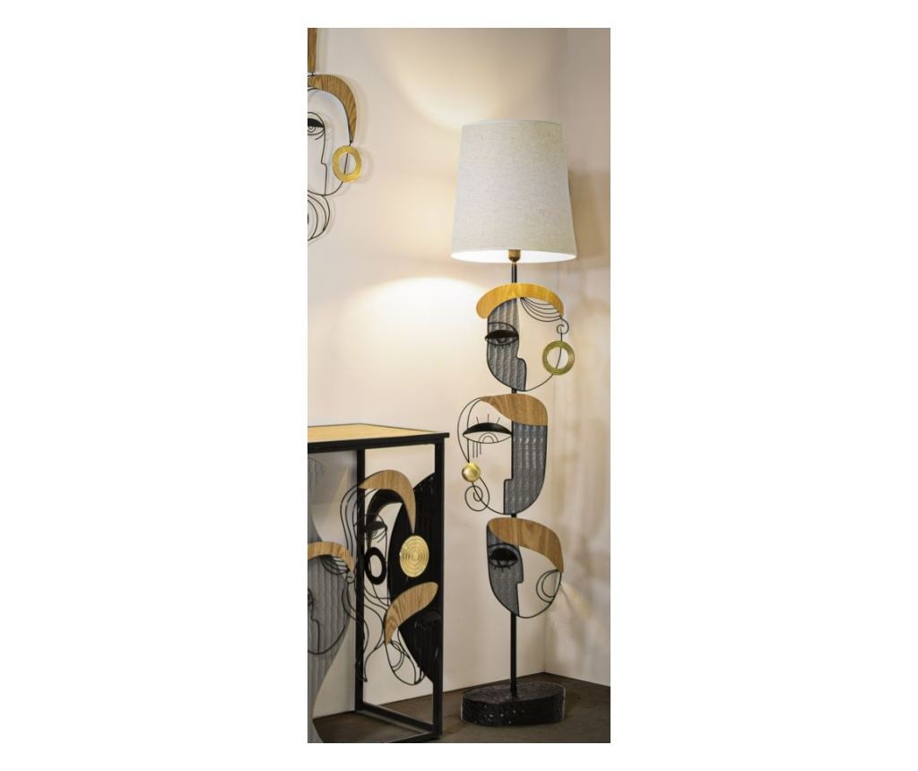 Podna svjetiljka Picassy bijela 38 cm - 9