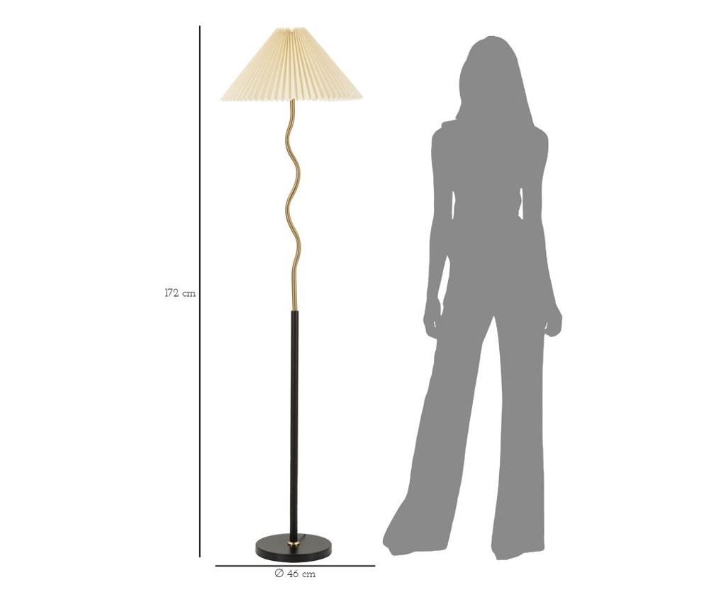 Podna svjetiljka Closy crna 46 cm - 6