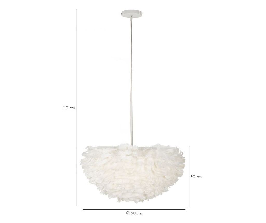 Stropna svjetiljka Pero Bijela 60 cm - 9